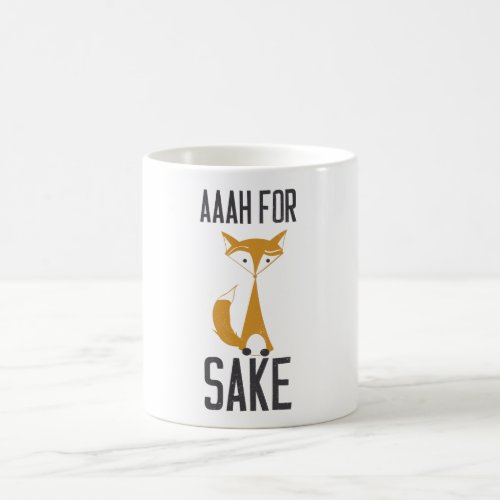 Aaaaah for fox sake coffee mug