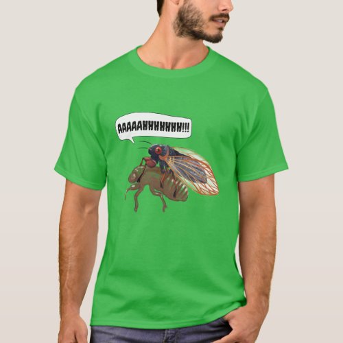 Aaaahhhh Screaming Cicada T_Shirt