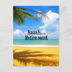 Aaah...retirement and relaxation postcard