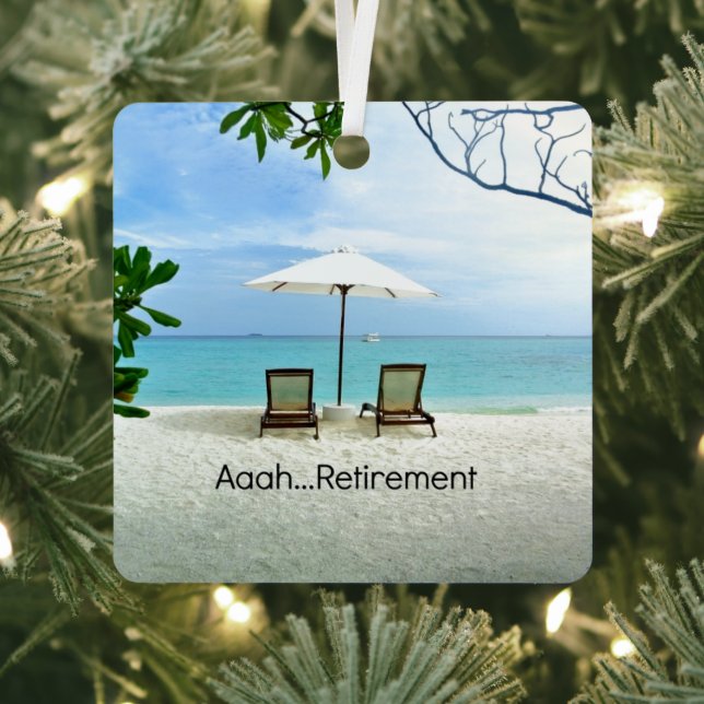 Aaah...retirement Ceramic Ornament (Insitu)