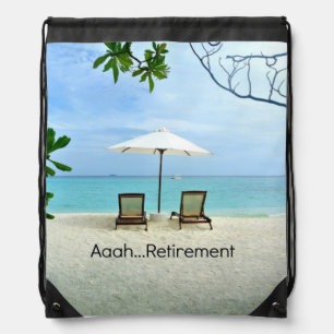 Aaah...Retirement Drawstring Bag