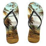 Aaah...Retirement, Florida Scene Flip Flops Aaah...Retirement, Florida Scene Flip Flops