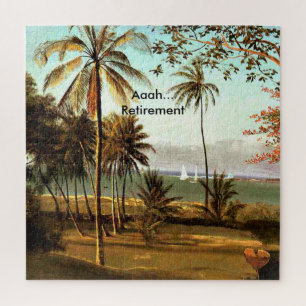 Aaah...Retirement, Florida Scene, Jigsaw Puzzle