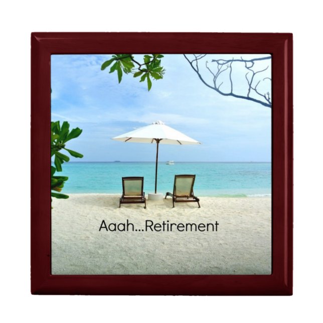 Aaah...Retirement Gift Box (Front)