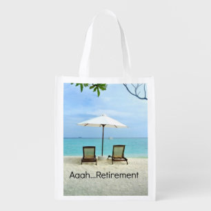 Aaah...Retirement Grocery Bag