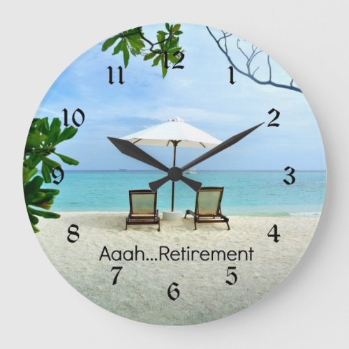 AaahRetirement Large Clock