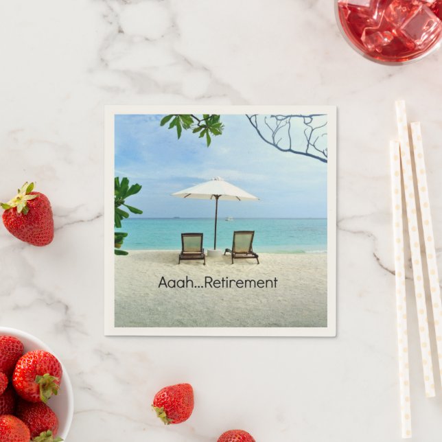 Aaah...Retirement Napkins (Insitu)