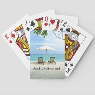 Aaah...Retirement Poker Cards