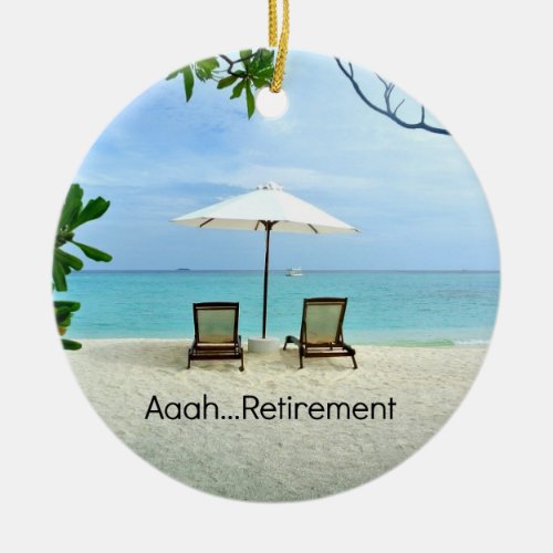 Aaah retirement popular design ceramic ornament