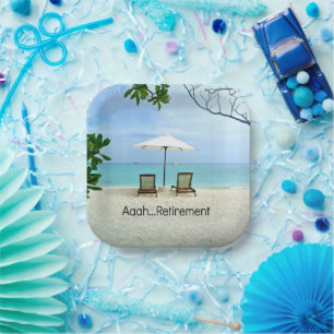 Aaah... retirement, popular design, paper plates