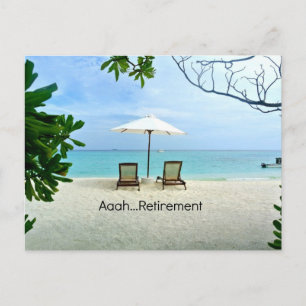 Aaah...retirement Postcard