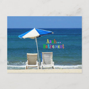 Aaah...Retirement Postcard