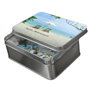 Aaah...retirement, Relaxing at the Beach Jigsaw Puzzle