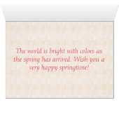 Aaah Spring Colorful Tulip Line (Inside Horizontal (Bottom))