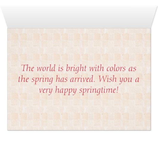 Aaah Spring Colorful Tulip Line (Inside Horizontal (Bottom))