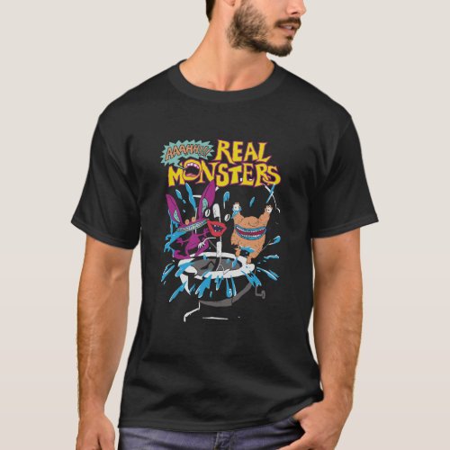 Aaahh Real Monsters Bathroom Ethique T_Shirt