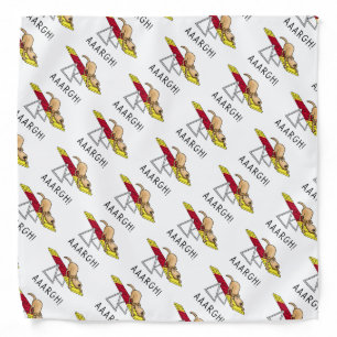 AAARGH! Funny dog agility teeter Bandana