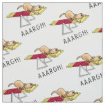 AAARGH! Funny dog agility teeter Fabric
