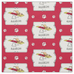 AAARGH! Funny dog agility teeter Fabric