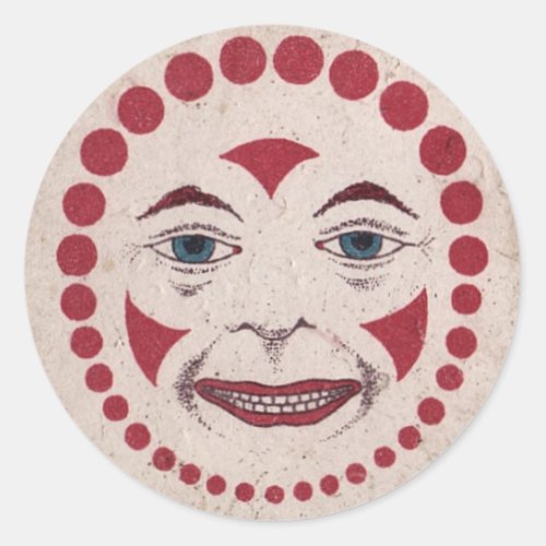 Aaargh Sinister Clown Classic Round Sticker