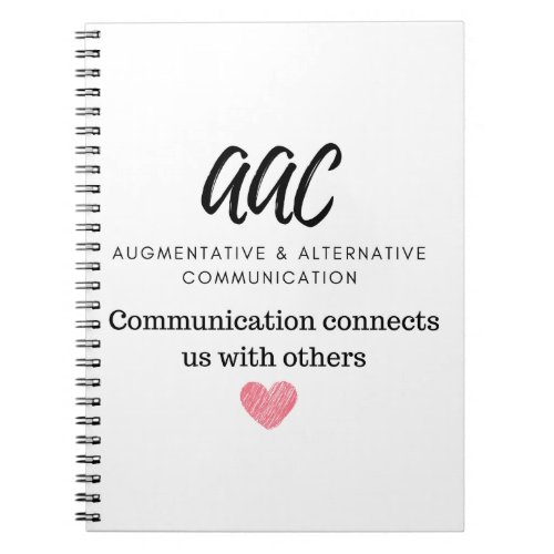 AAC awareness Notebook