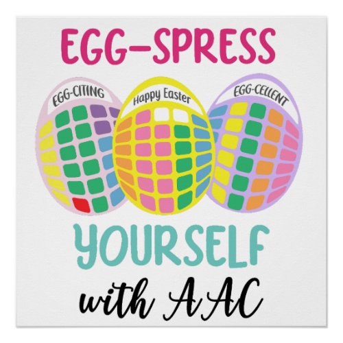 AAC Easter EGG_spress yourself poster decor