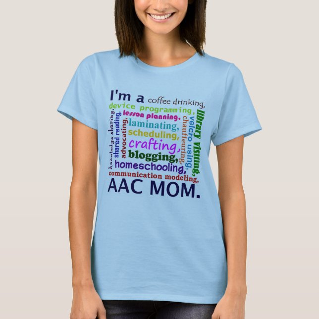 AAC Homeschooling Mom 3/4 Sleeve Plus Size T-Shirt (Front)