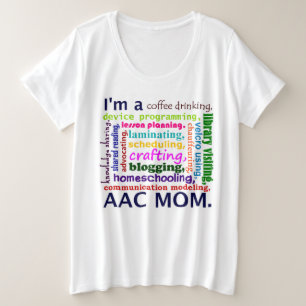 AAC Homeschooling Mom Plus Size T-Shirt