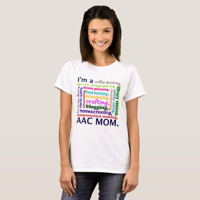 AAC Homeschooling Mom T-shirt (Front Full)