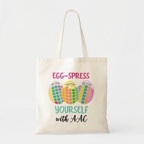 AAC reversible Easter tote EGG_spress yourself 