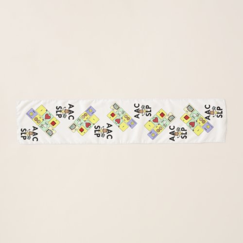 AAC SLP I love it when we speak AAC Scarf