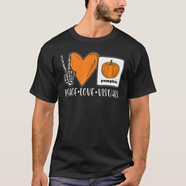 Aac Speech Therapy Slpa Group Halloween Aac Fall D T-Shirt (Front)