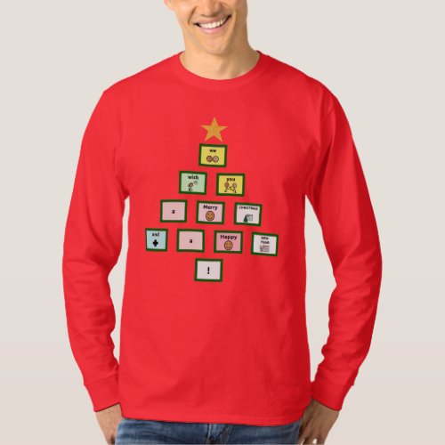 AAC We Wish You a Merry Christmas Long Sleeved T_Shirt