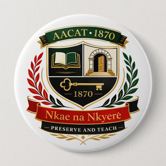 AACAT-1870 Founding Archives Crest Button (Front)