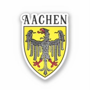 Aachen coat of arms, Germany Sticker