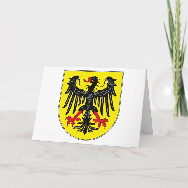 Aachen Coat of Arms Greeting Card (Front)