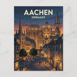 Aachen Germany Postcard