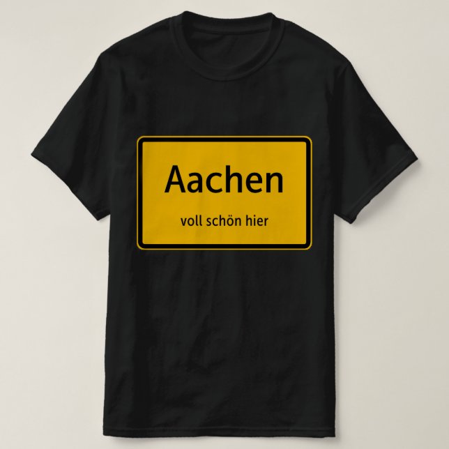 Aachen men t-shirt t-shirt shirt (Design Front)