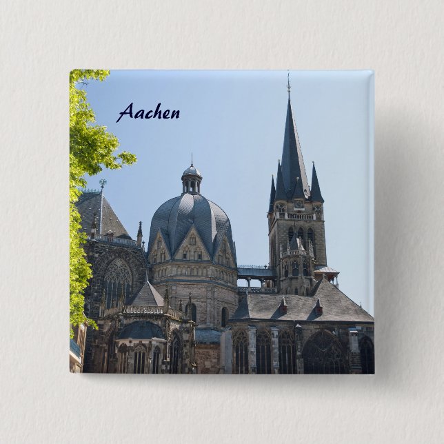 Aachen Pinback Button (Front)