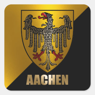 Aachen square sticker