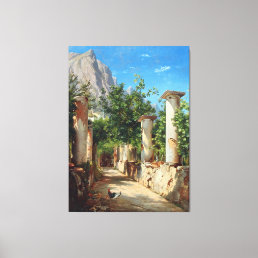 Aagaard Ancient Columns Italy Painting Canvas Print