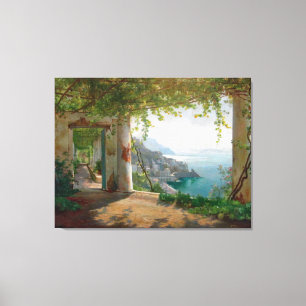 Aagaard Loggia Amalfi Italy Painting Canvas Print