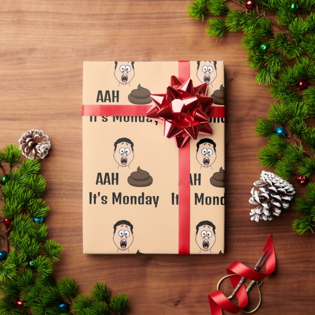 AAh S&%# It's Monday Wrapping Paper (Holiday Gift)