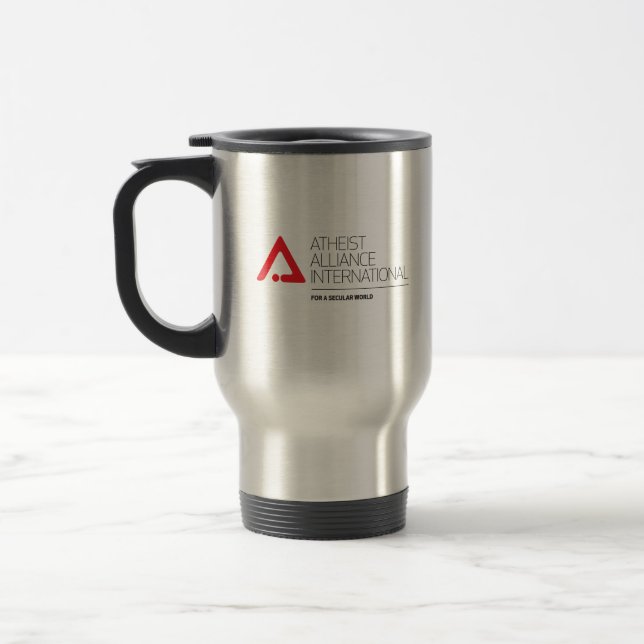 AAI Atheist Travel Mug (Left)