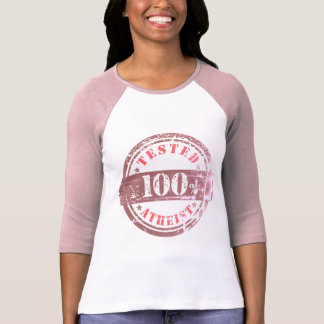 AAI Pink & White women's 3/4 sleeve shirt Atheist