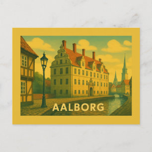 Aalborg Denmark Cityscape Postcard