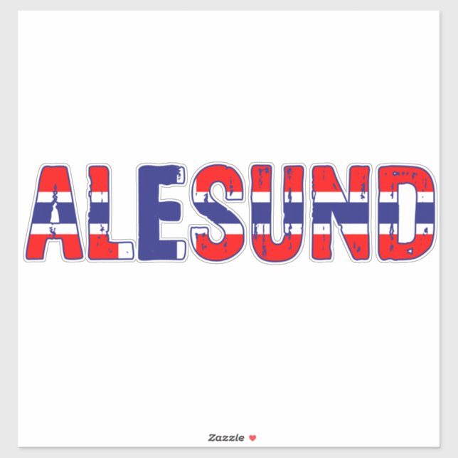Aalesund Norway Sticker (Sheet)