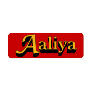Aaliya Label