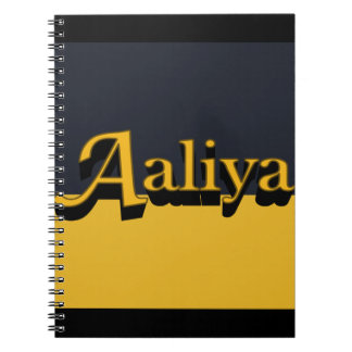 Aaliya Notebook