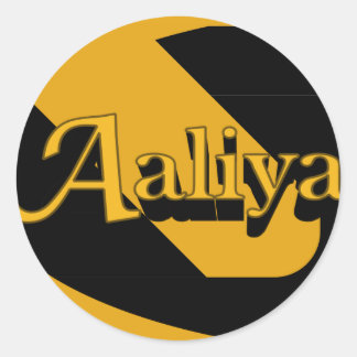 Aaliya Sticker